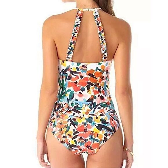 New. Anne Cole floral swimsuit. Size 16. Retails $119 - Picture 4 of 15